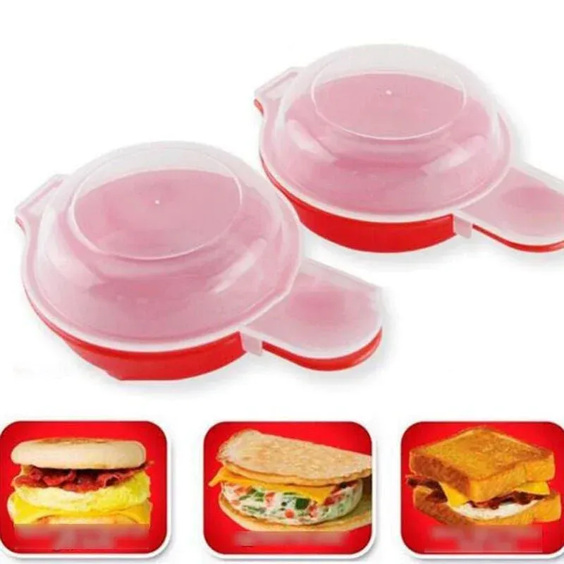 Mini egg burger cooker being used in a modern kitchen – a compact everyday tool reimagined for convenience
